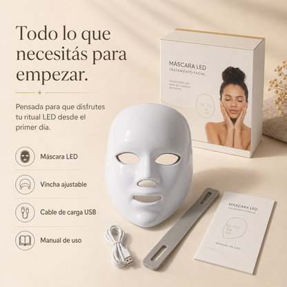 AURA 7 | Máscara Facial LED
