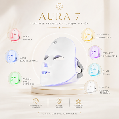 AURA 7 | Máscara Facial LED